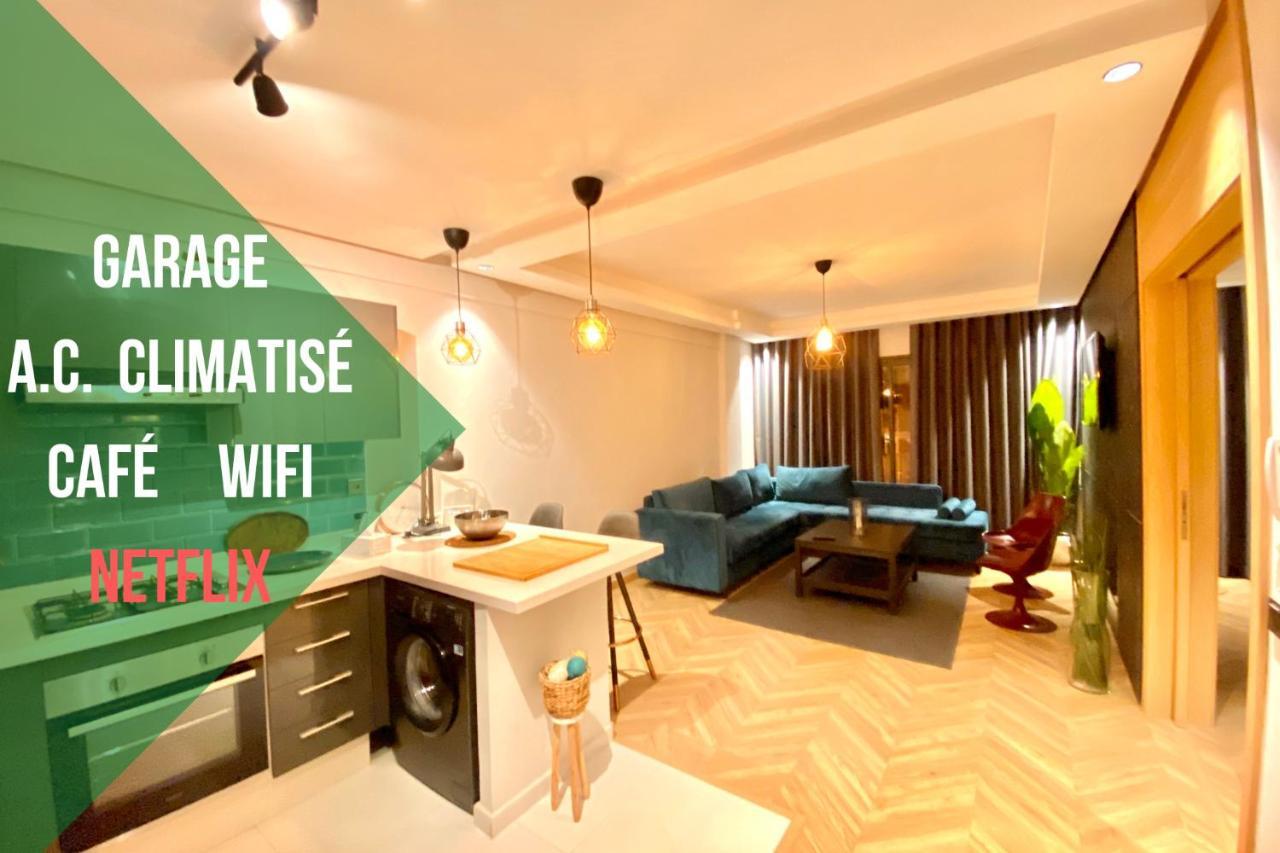 Spacious New 1-Bedroom Unit In Downtown W Terrace And Free Parking Casablanca Eksteriør bilde